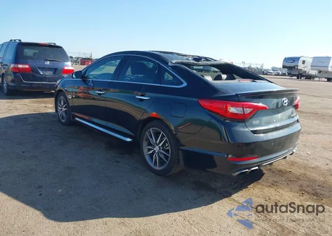 2015 Hyundai Sonata Sport 2.0T из США, поврежденный, VIN 5NPE34AB5FH081853